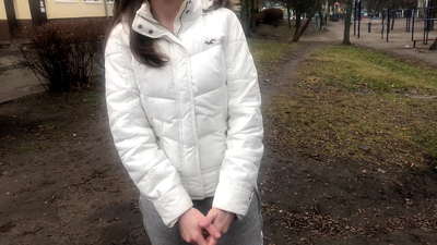 Ақша үшін Бейтаныс Сорады және Бітелді. Орыс әуесқойы. Сөйлесумен.